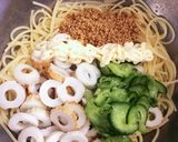 ちくわ&きゅうりのごまマヨdeサラスパ作り方5写真