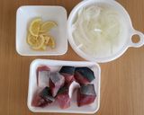 作り置きに!ぶりのレモンマリネ作り方1写真