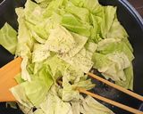 あさりとキャベツのにんにく炒め作り方3写真
