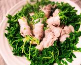 ＊超簡単豆苗豚バラレンジ蒸し＊作り方4写真