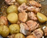新じゃがと鶏もも肉の甘辛照り焼き作り方5写真