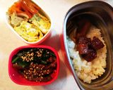 タンパク質多めお弁当㉘焼肉とナムル作り方7写真