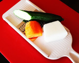 海藻麺の彩り野菜とめかぶ和え作り方3写真