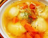 絶品♪新玉ねぎの丸ごとスープ作り方7写真