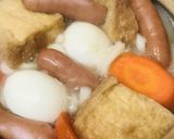 二日目もおいしいおでん風うどん鍋作り方4写真