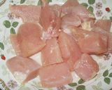 ♥鶏むね肉となすの揚げてからめる～♥作り方1写真