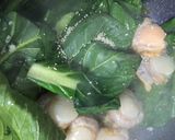 超簡単　ちんげん菜とホタテの炒め物作り方7写真