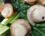 超簡単　ちんげん菜とホタテの炒め物作り方9写真