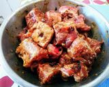 骨付き豚肉のブラックビーンソース蒸し作り方1写真