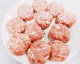 豚肉のえのき入りつくね焼き♬作り方4写真