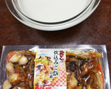 炊き込みおこわ(炊き込みご飯の素を使い)作り方1写真