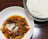 炊き込みおこわ(炊き込みご飯の素を使い)作り方2写真