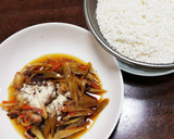 炊き込みおこわ(炊き込みご飯の素を使い)作り方2写真