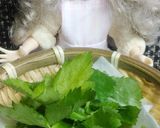 リカちゃん♡えびと三つ葉の炒めたんꕤ作り方1写真