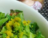 リカちゃん♡菜の花レタス胡瓜トマトサラダ作り方13写真