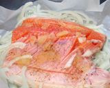 生銀鮭の蒸し焼き。作り方1写真