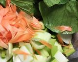 人参とチンゲン菜の簡単炒め物作り方1写真