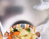 レンジ肉なし牛乳味噌バター風味春雨炒め煮作り方14写真