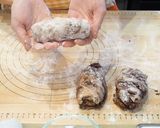 ＨBで生地作り♪チョコナッツフランスパン作り方16写真
