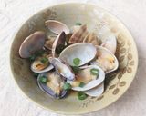 レンジであさりの酒蒸しとポン酢作り方4写真