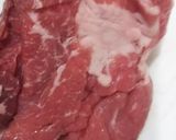 もやしと牛肉の春雨スープ作り方1写真