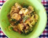 混ぜて焼くだけ！ちくわぶコーングラタン作り方3写真