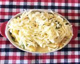 混ぜて焼くだけ！ちくわぶコーングラタン作り方4写真