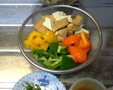 茄子と厚揚げのカラフル鍋しぎ作り方1写真