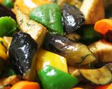 茄子と厚揚げのカラフル鍋しぎ作り方6写真