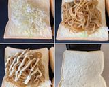 簡単リメイク★焼きそばホットサンド作り方4写真