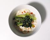 豆乳&出汁で作ったスープでヘルシーうどん作り方3写真