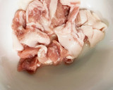 全てレンジ中華丼風豚こまのせドーム蒸し作り方1写真