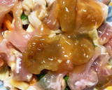 全てレンジ中華丼風豚こまのせドーム蒸し作り方12写真
