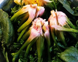 ほうれん草と舞茸、板麩の和え物作り方1写真
