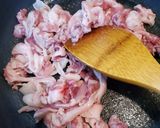 豚肉と豆苗の炒めもの作り方1写真