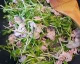 豚肉と豆苗の炒めもの作り方2写真