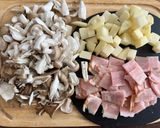 きのこたっぷり♡ポテトベーコンチャウダー作り方1写真