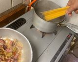 蛍烏賊と 春野菜の スパゲッティ作り方13写真