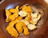 風邪予防⭐︎胃の不調に⭐︎みかんで陳皮茶作り方2写真