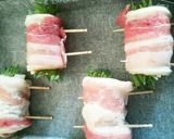 お弁当に豚肉のちくわ・大葉、チーズ巻き作り方5写真