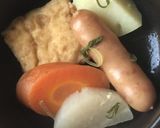 二日目もおいしいおでん風うどん鍋●二日目作り方2写真