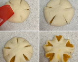 お花のかたちのかぼちゃあんぱん作り方4写真