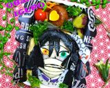 鬼滅の刃★ 伊黒小芭内キャラ弁作り方14写真