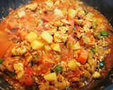 鶏挽き肉とマグロツナの野菜たっぷりカレー作り方4写真