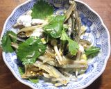 SDGs 出し殻煮干し&昆布×パクチー作り方4写真