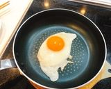 わたしのハムエッグトースト　朝ごはん作り方3写真