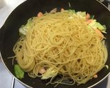 鮭とキャベツの塩パスタ♬作り方5写真