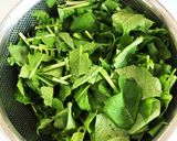 大根葉と油揚げの炒め煮作り方1写真