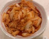 レンジで簡単！キムチ温玉うどん(少量)作り方5写真