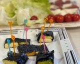 アボガドチーズ海苔巻き　コンソメジュレ作り方6写真